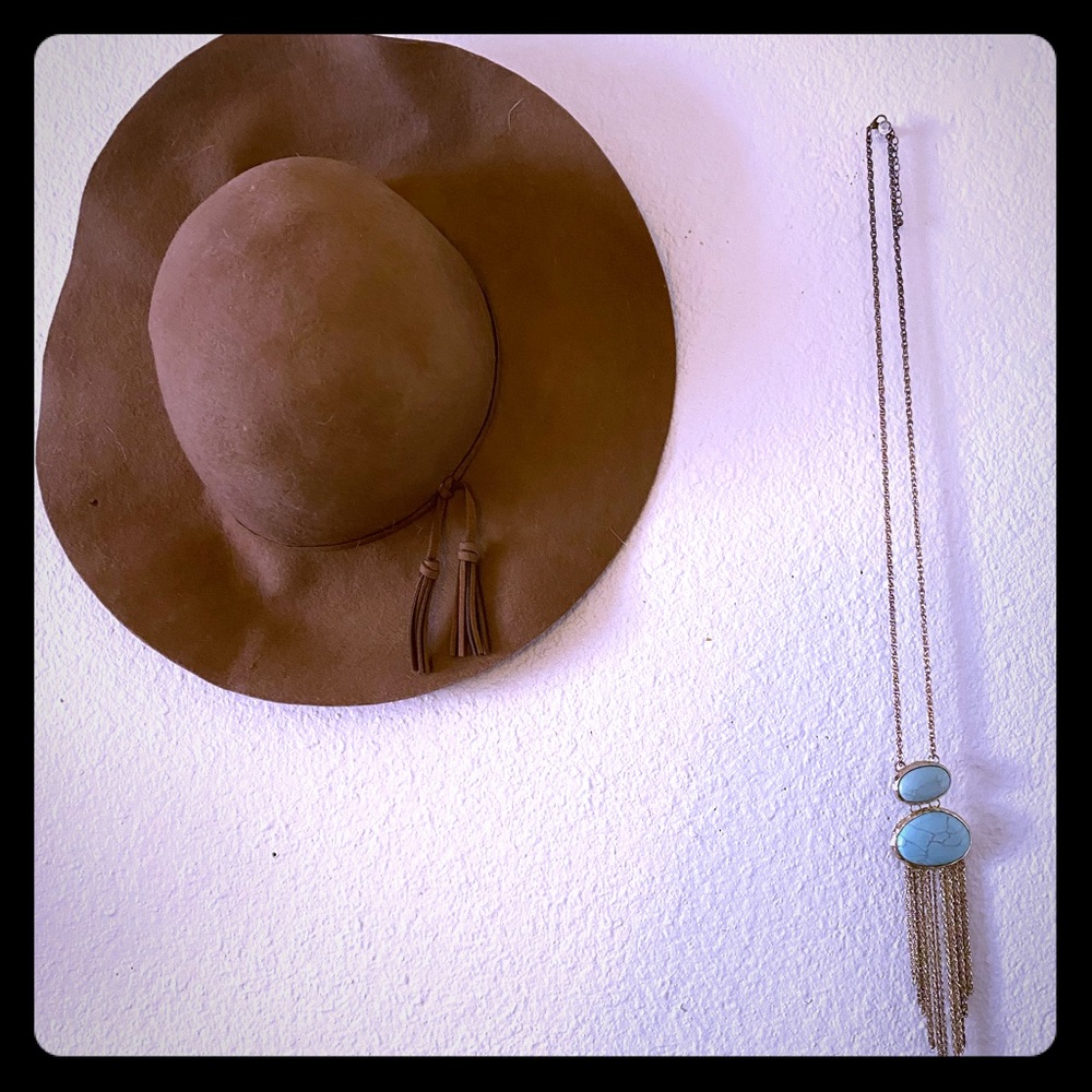Brown Floppy Hat